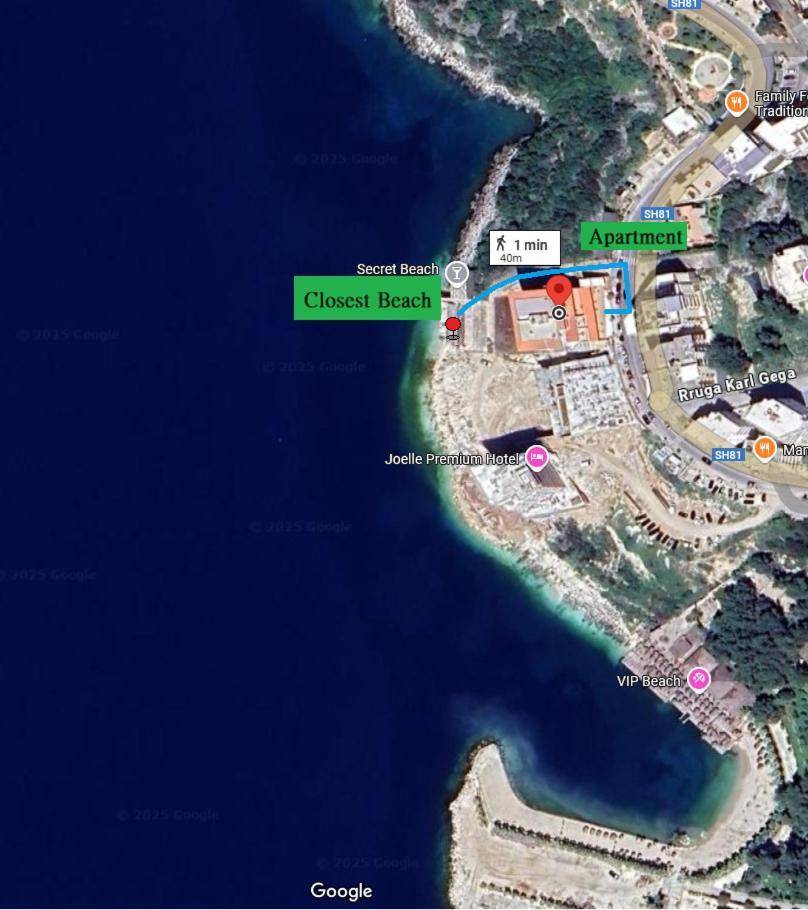 Sail Ocean View Apartments Sarandë 外观 照片